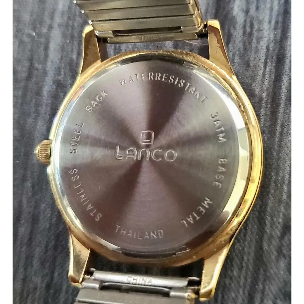Very Rare Vintage Lanco‎ Pacific Taiwan Watch New Condition
